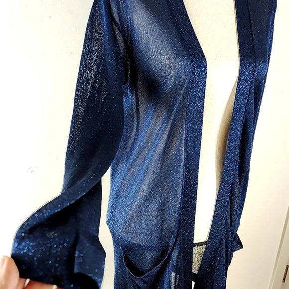 Gaastra Midnight Blue Semi Sheer Duster Cardigan - Picture 3 of 14